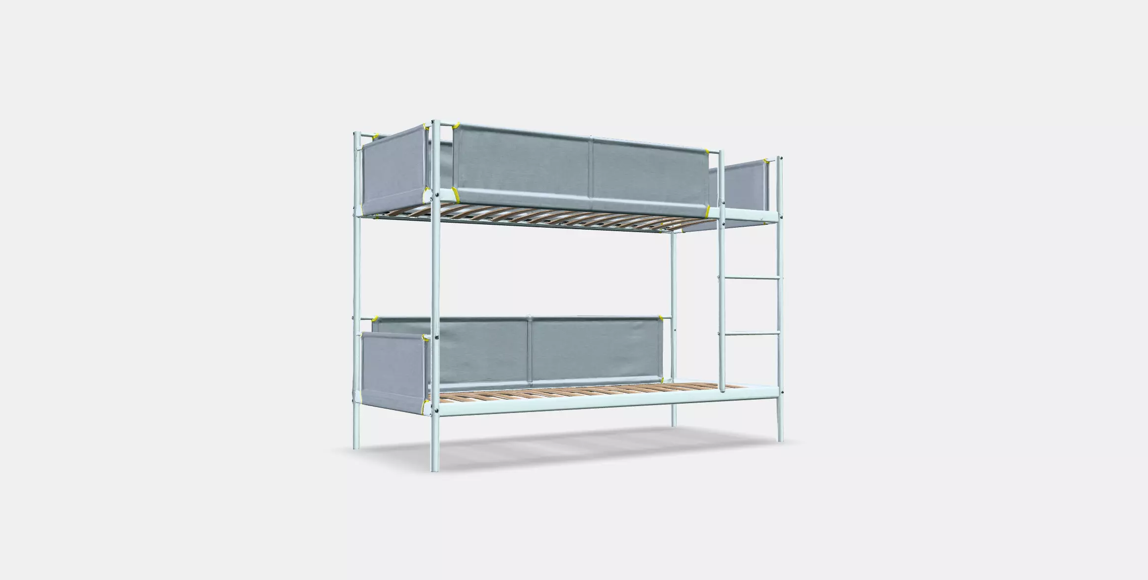 VITVAL Bunk bed frame Low-poly 3D model_0