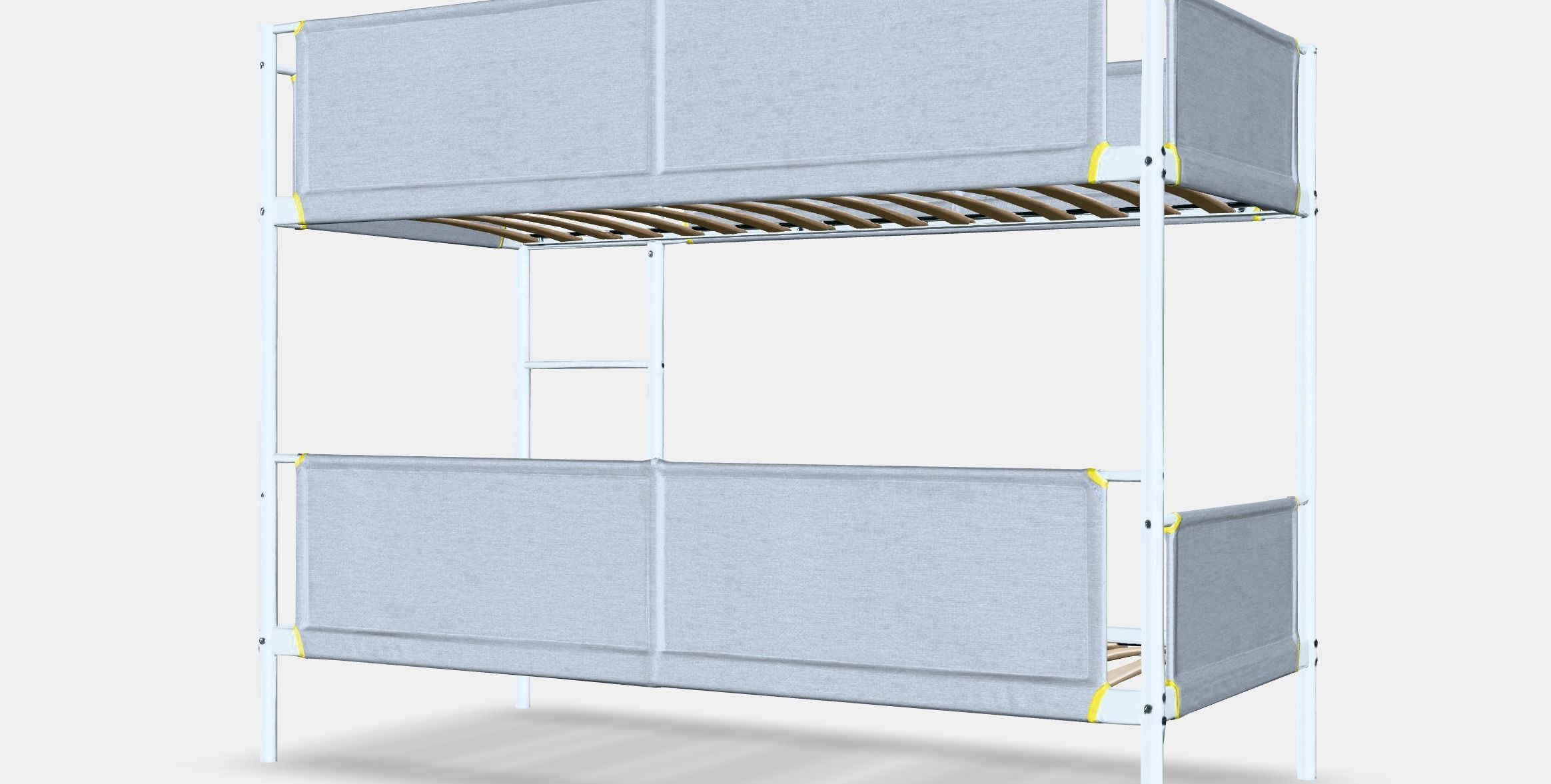 VITVAL Bunk bed frame Low-poly 3D model_9