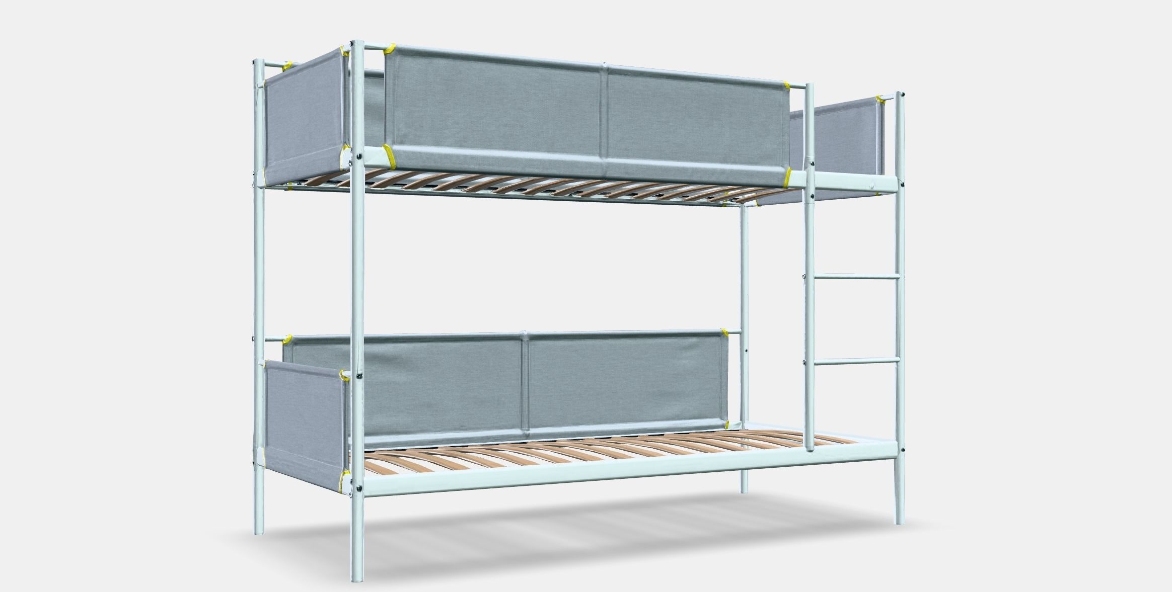 VITVAL Bunk bed frame Low-poly 3D model_7