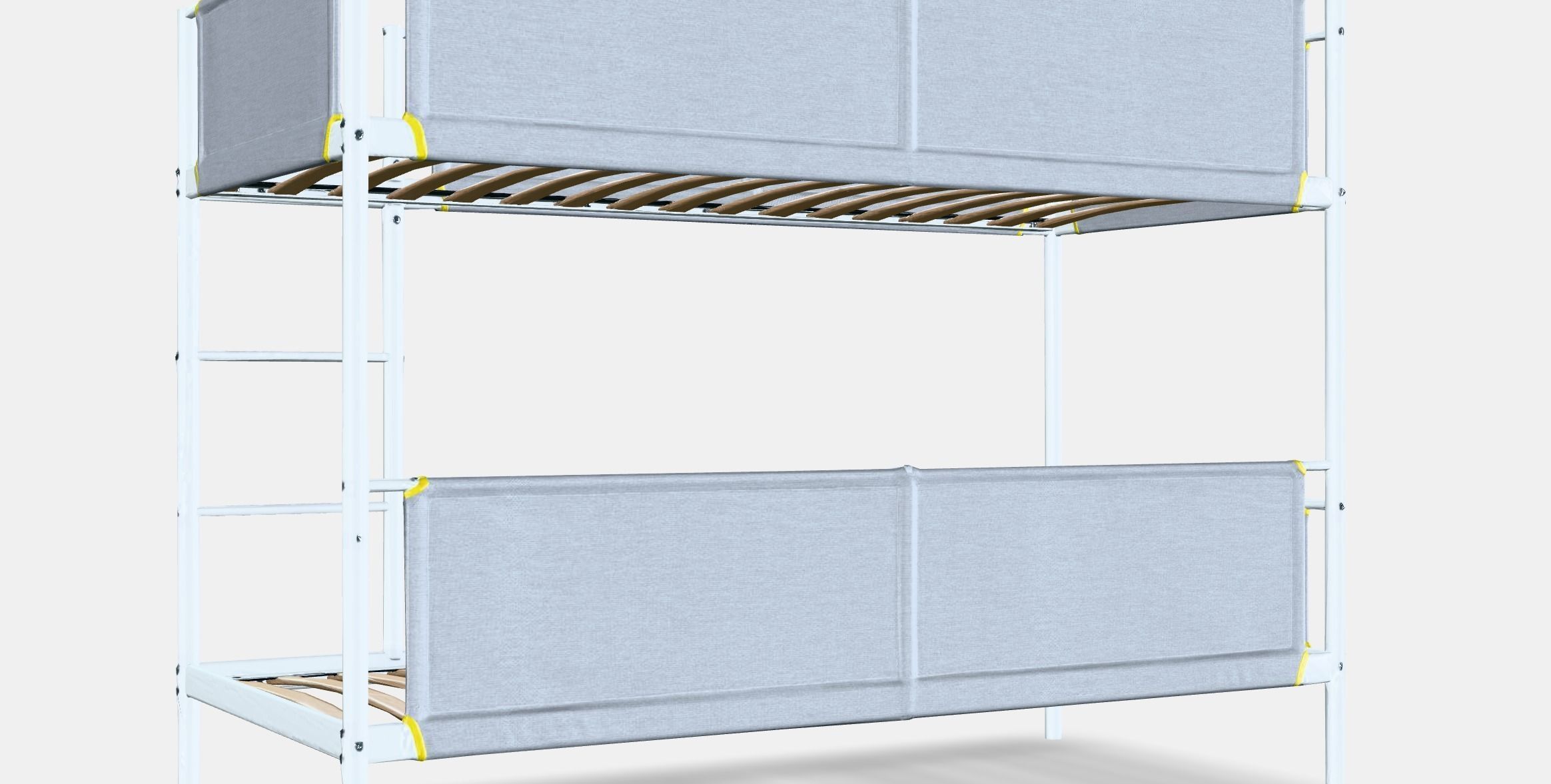 VITVAL Bunk bed frame Low-poly 3D model_2