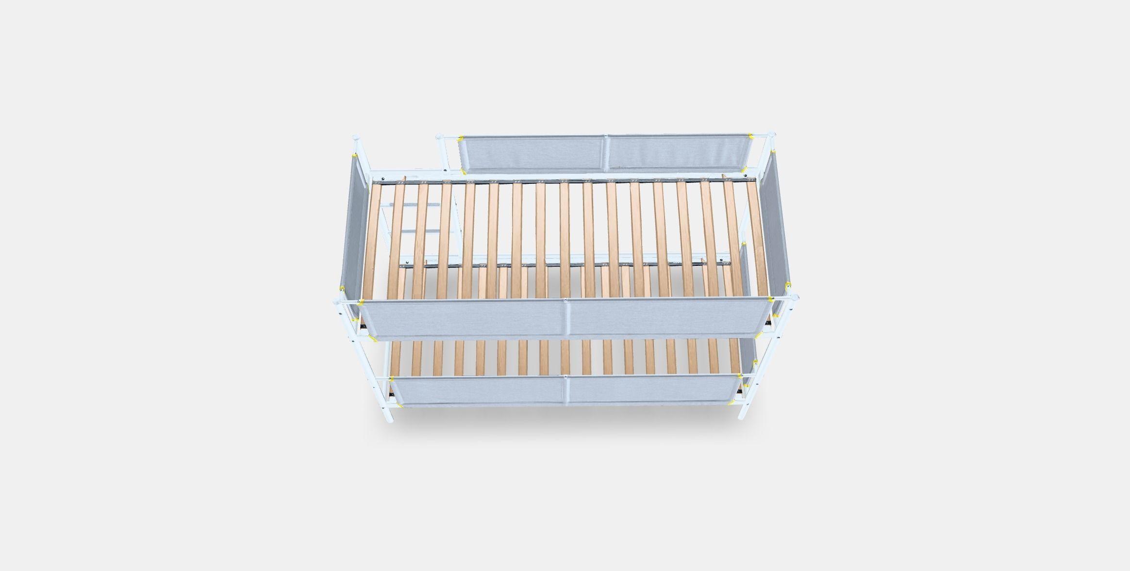 VITVAL Bunk bed frame Low-poly 3D model_4