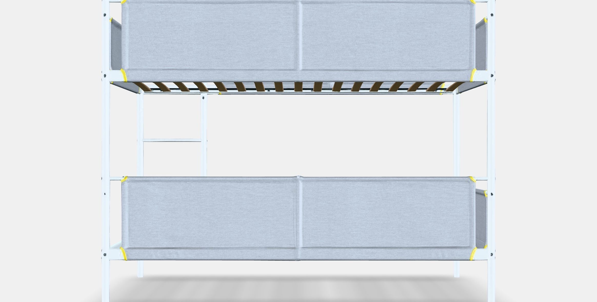 VITVAL Bunk bed frame Low-poly 3D model_14