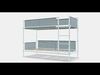 VITVAL Bunk bed frame Low-poly 3D model_1