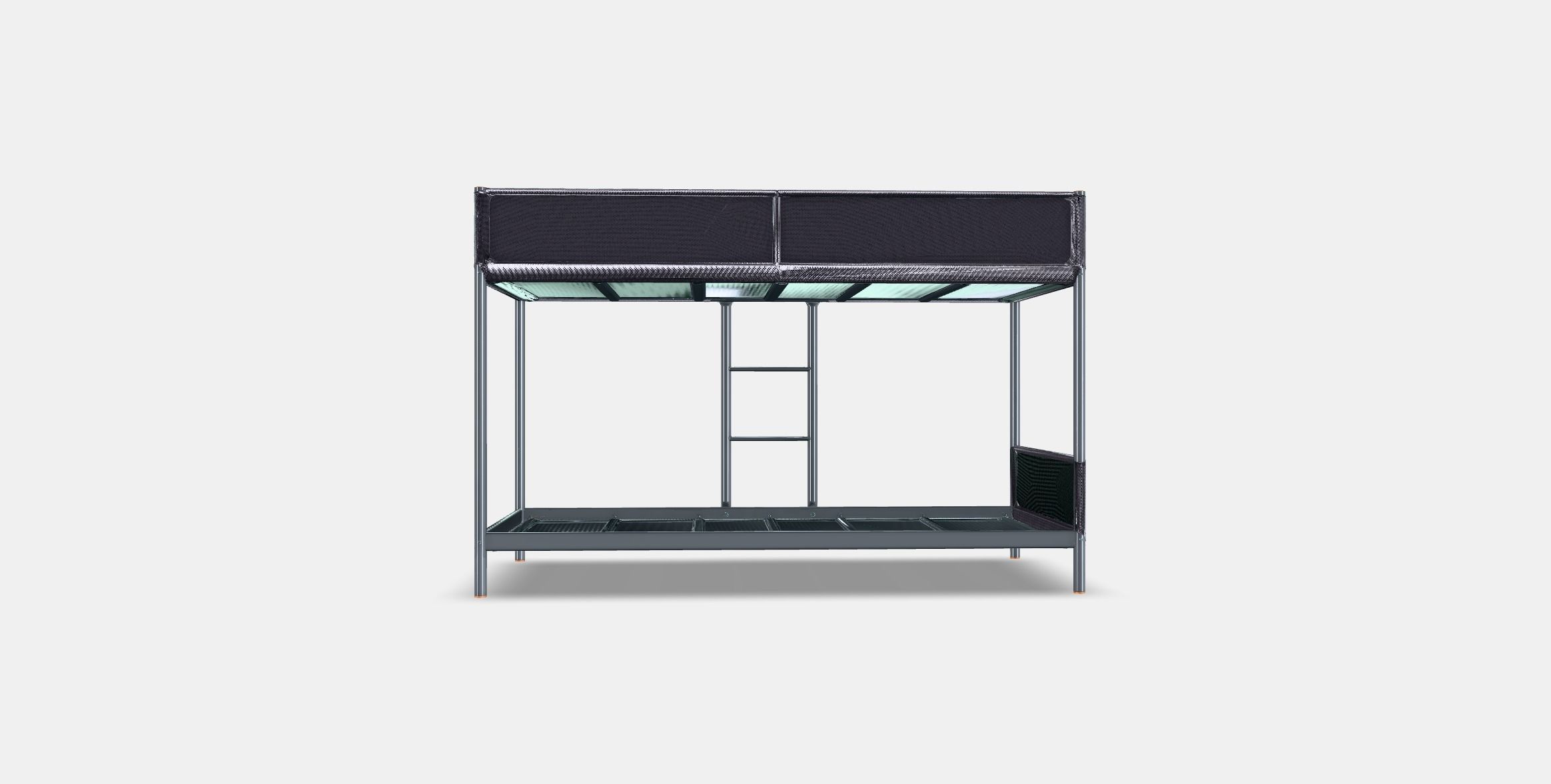TUFFING Bunk bed frame Low-poly 3D model_14