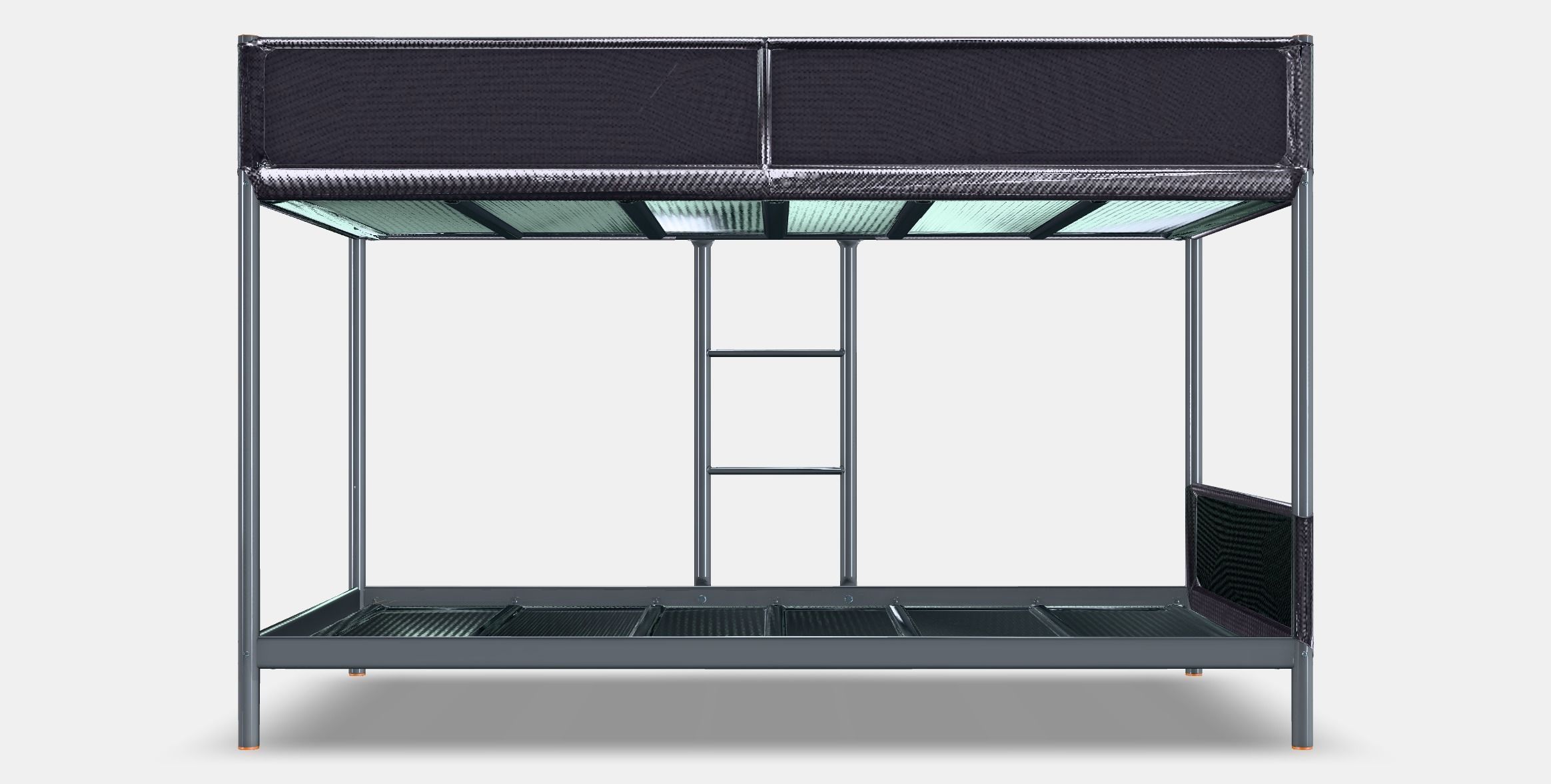 TUFFING Bunk bed frame Low-poly 3D model_16