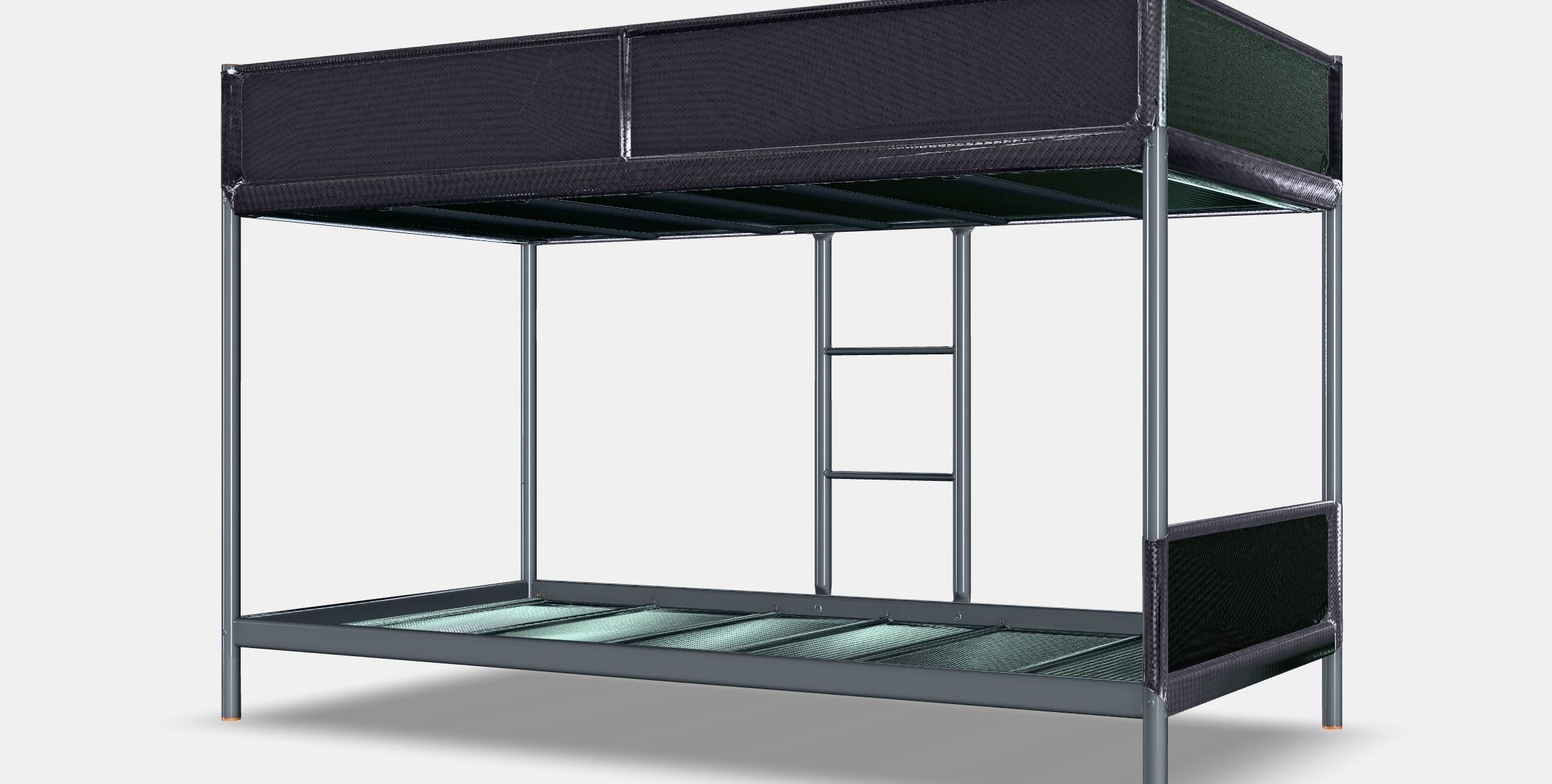 TUFFING Bunk bed frame Low-poly 3D model_5