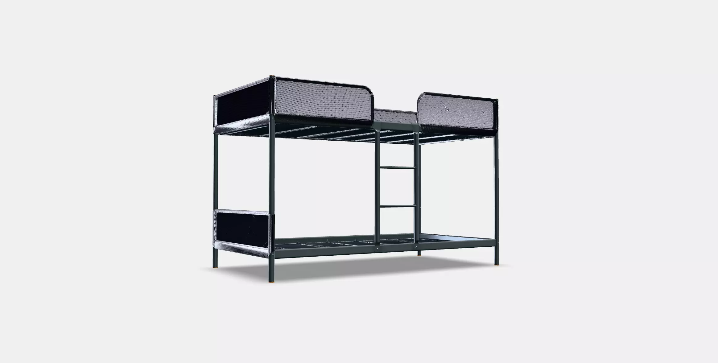 TUFFING Bunk bed frame Low-poly 3D model_0