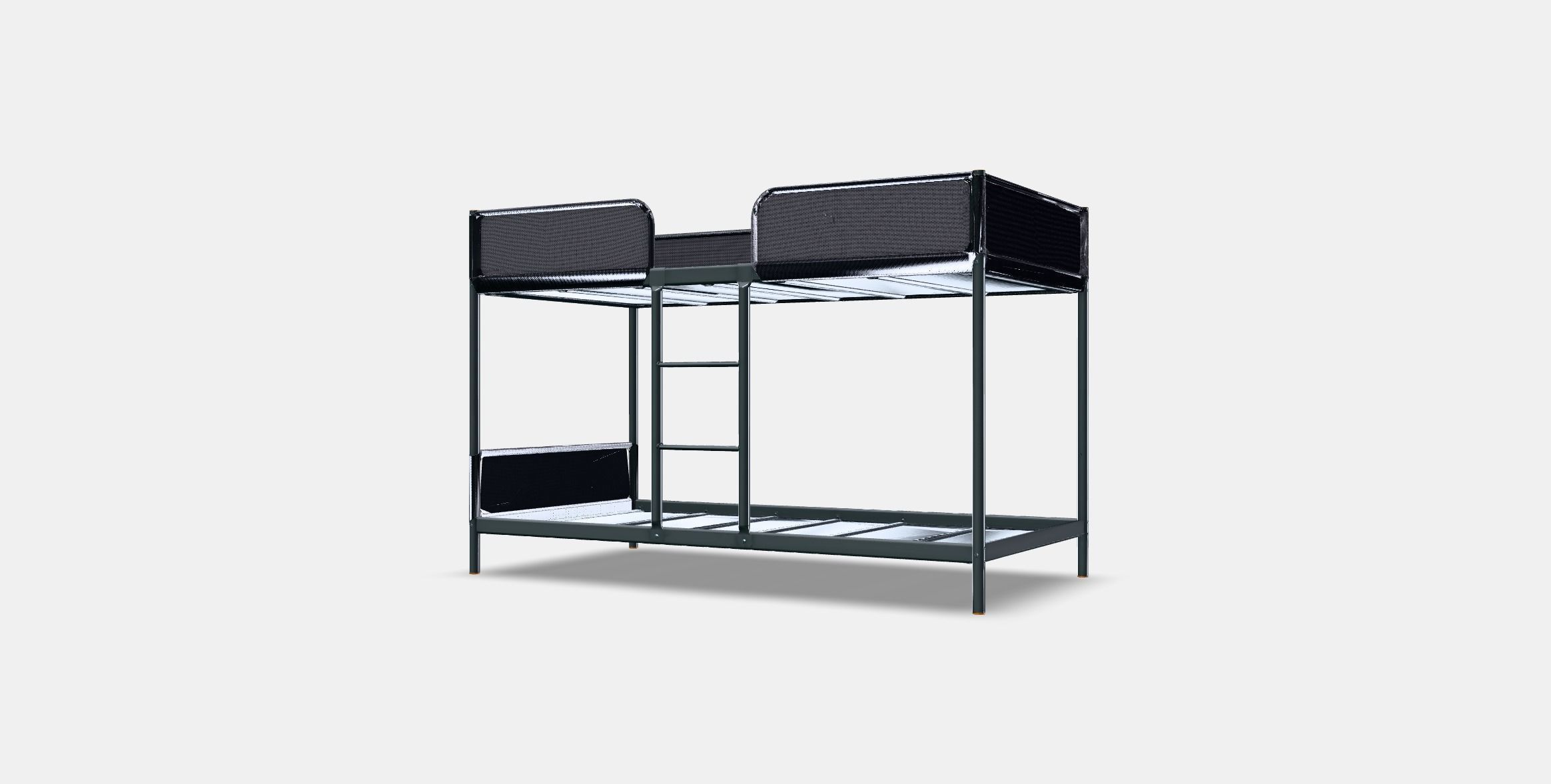 TUFFING Bunk bed frame Low-poly 3D model_10