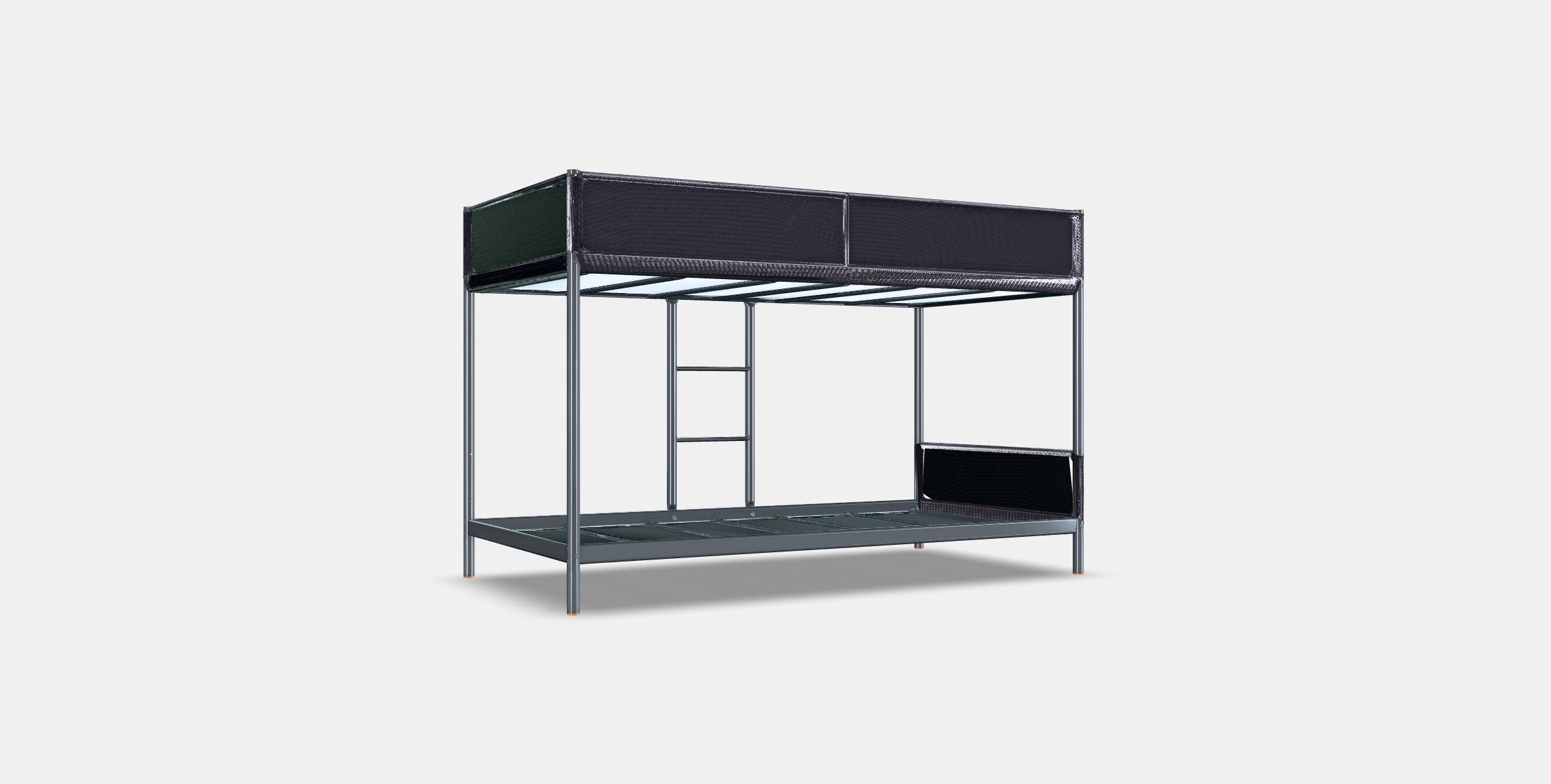 TUFFING Bunk bed frame Low-poly 3D model_15