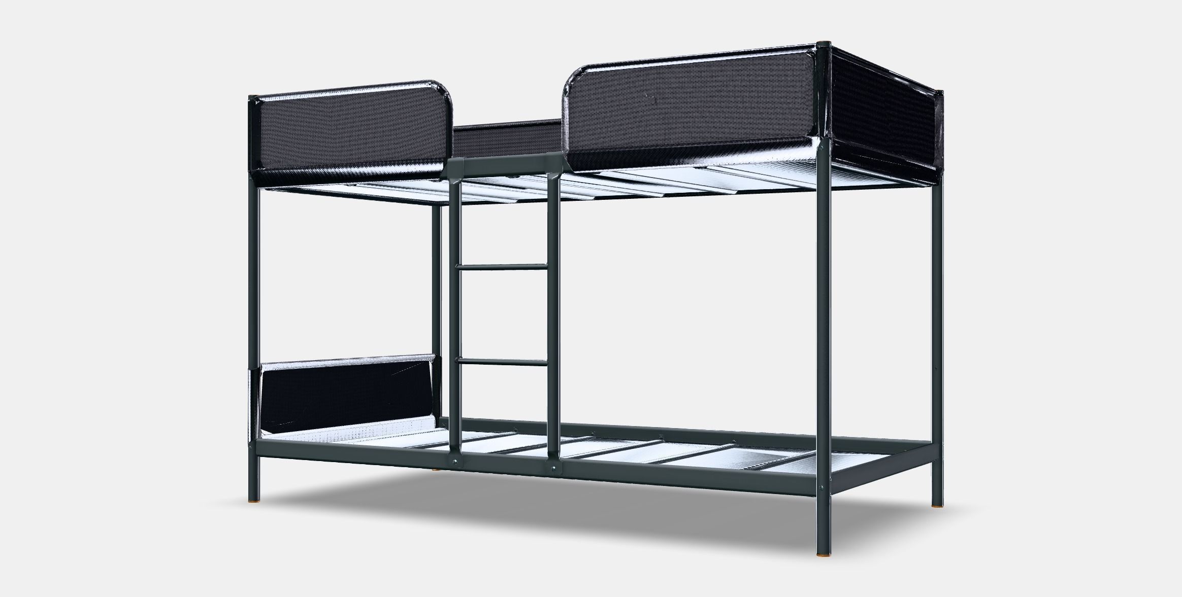 TUFFING Bunk bed frame Low-poly 3D model_11