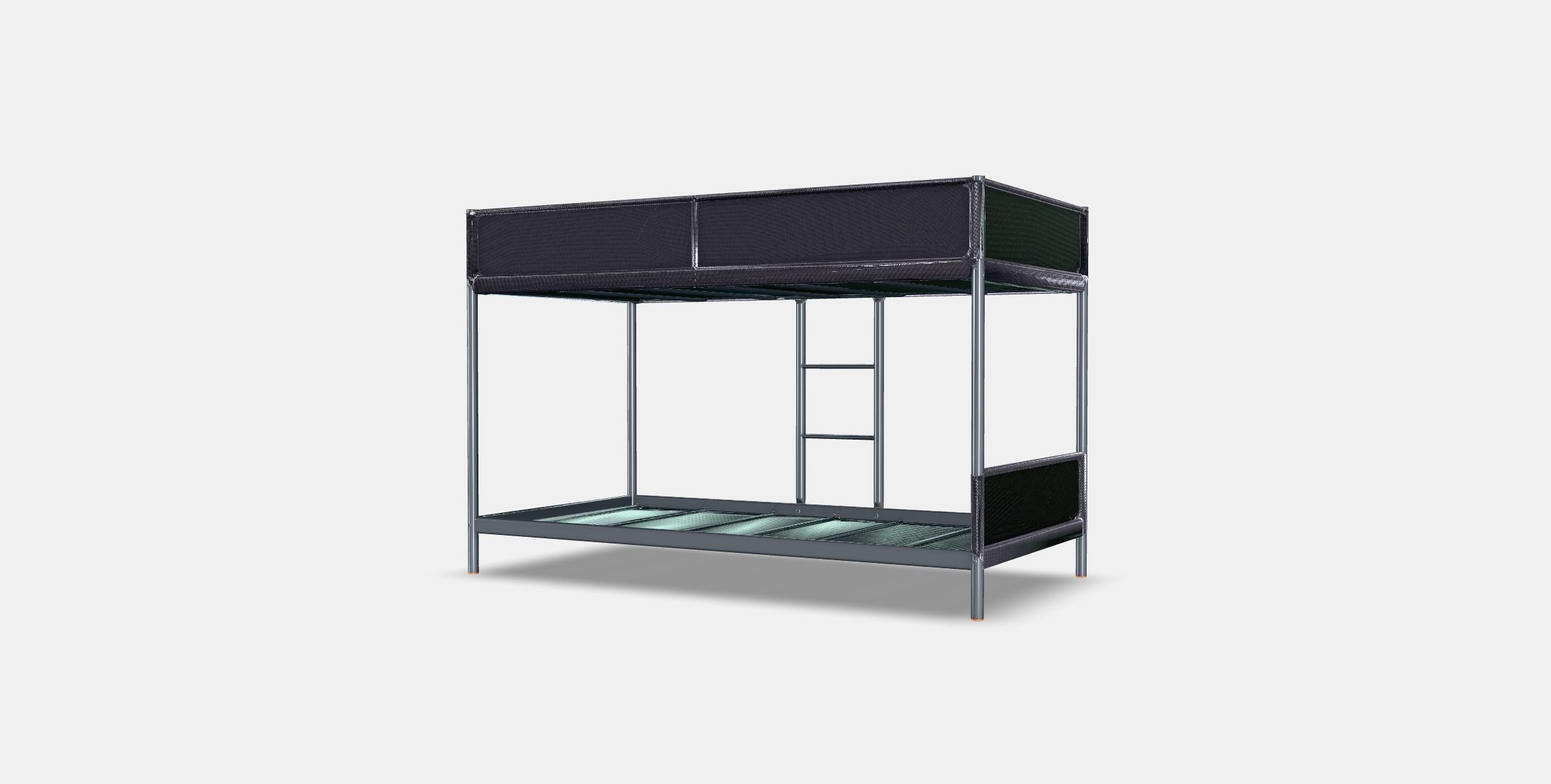 TUFFING Bunk bed frame Low-poly 3D model_4