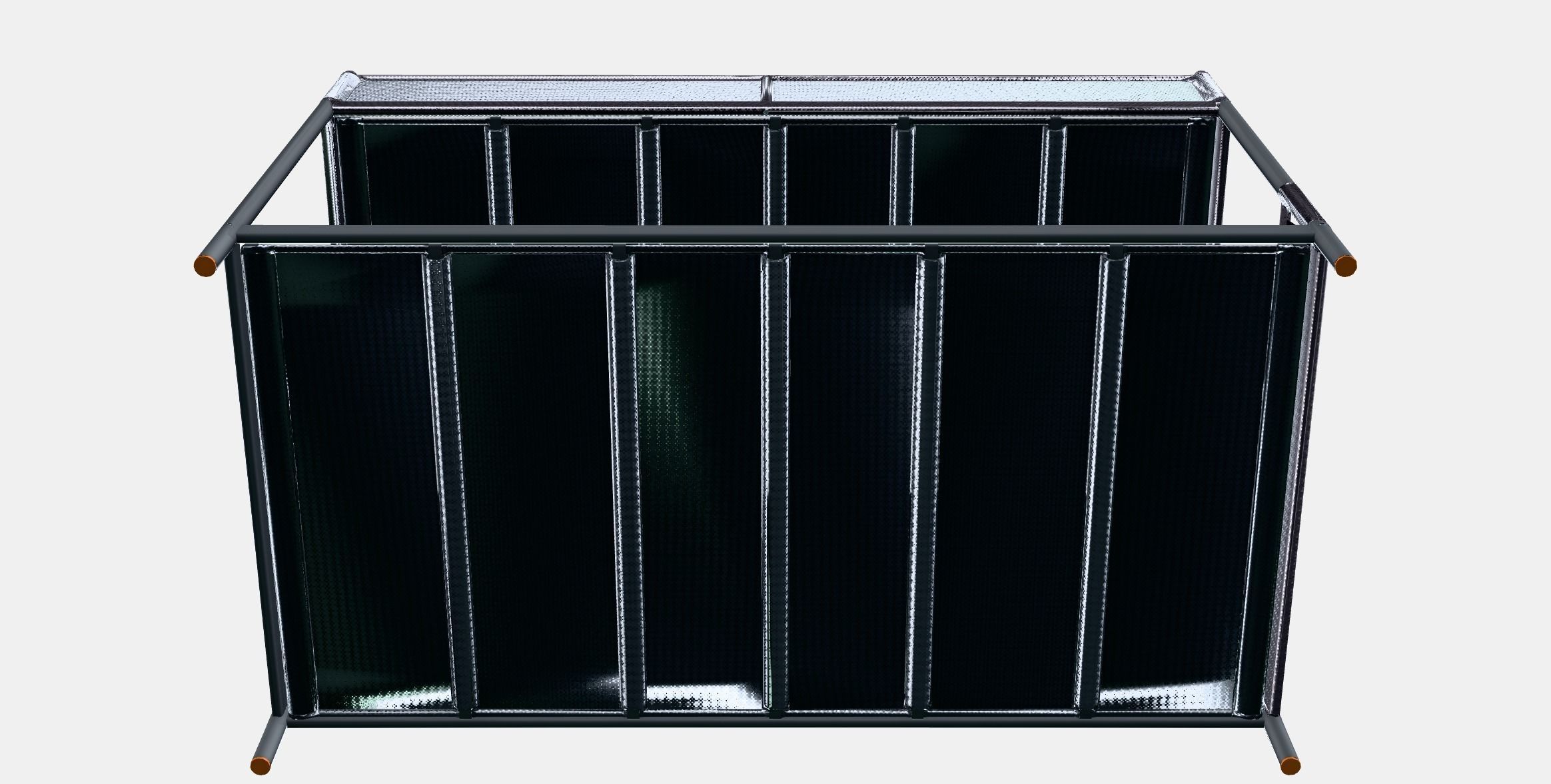 TUFFING Bunk bed frame Low-poly 3D model_8