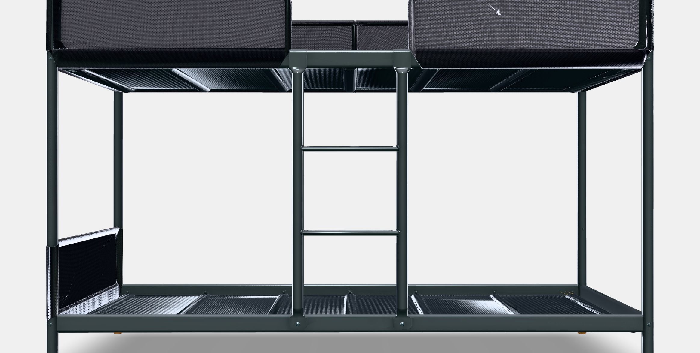 TUFFING Bunk bed frame Low-poly 3D model_13