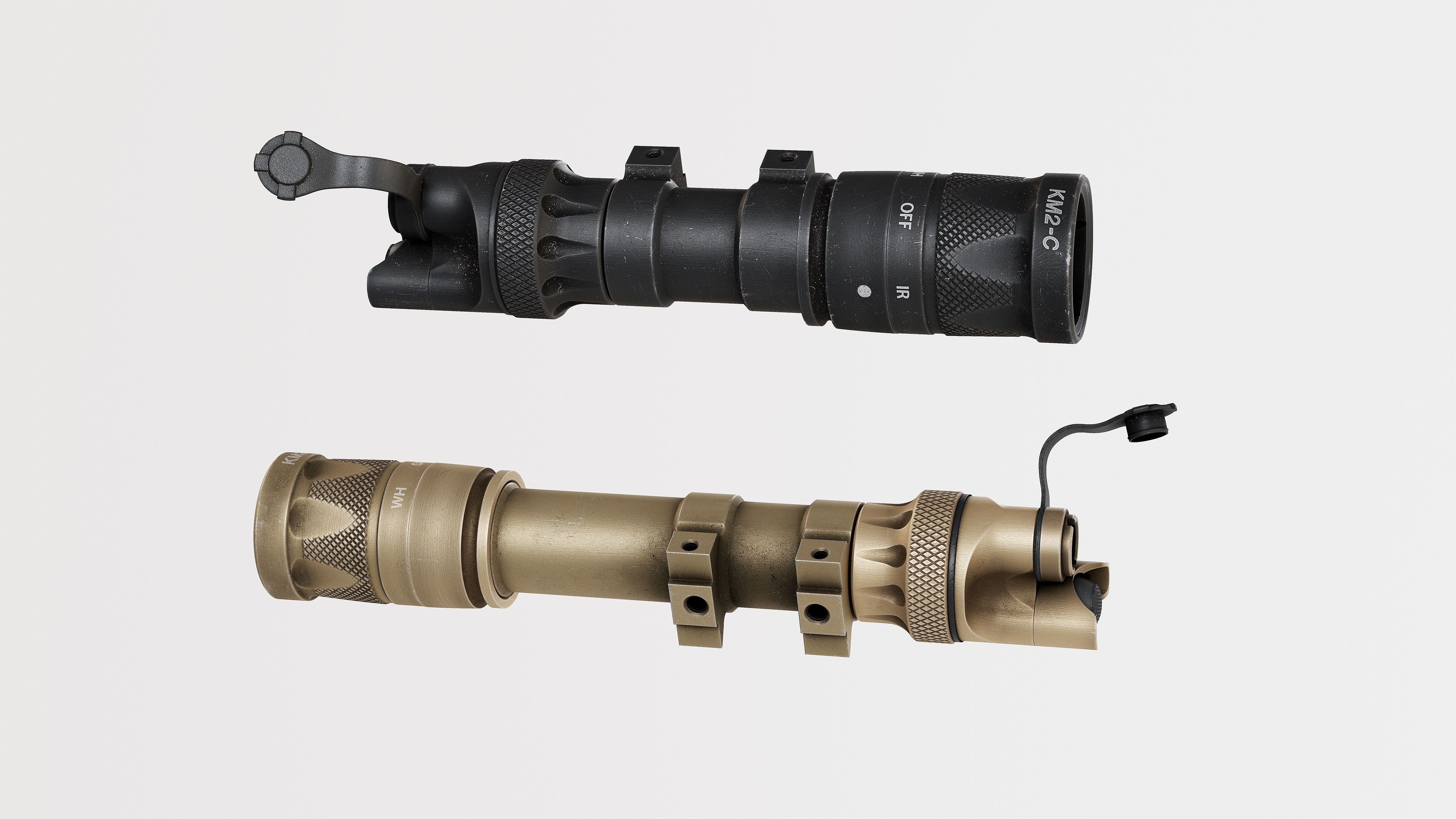 Surefire Scout Light M300V-M600V Low-poly 3D model_3