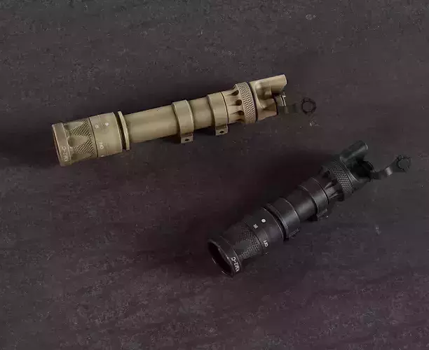 Surefire Scout Light M300V-M600V Low-poly 3D model