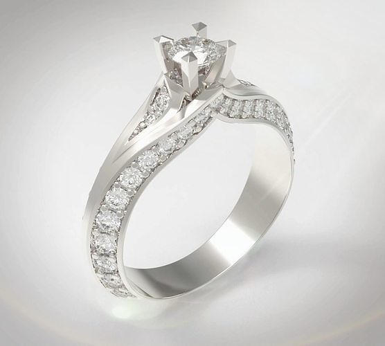 Ring jewelery 3D print model