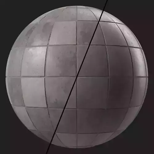 Pavement Materials 98- Concrete Tiling-  Sbsar Pbr 4k Seamless Texture