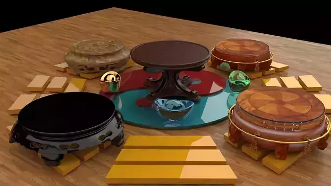 Chinese display stand  