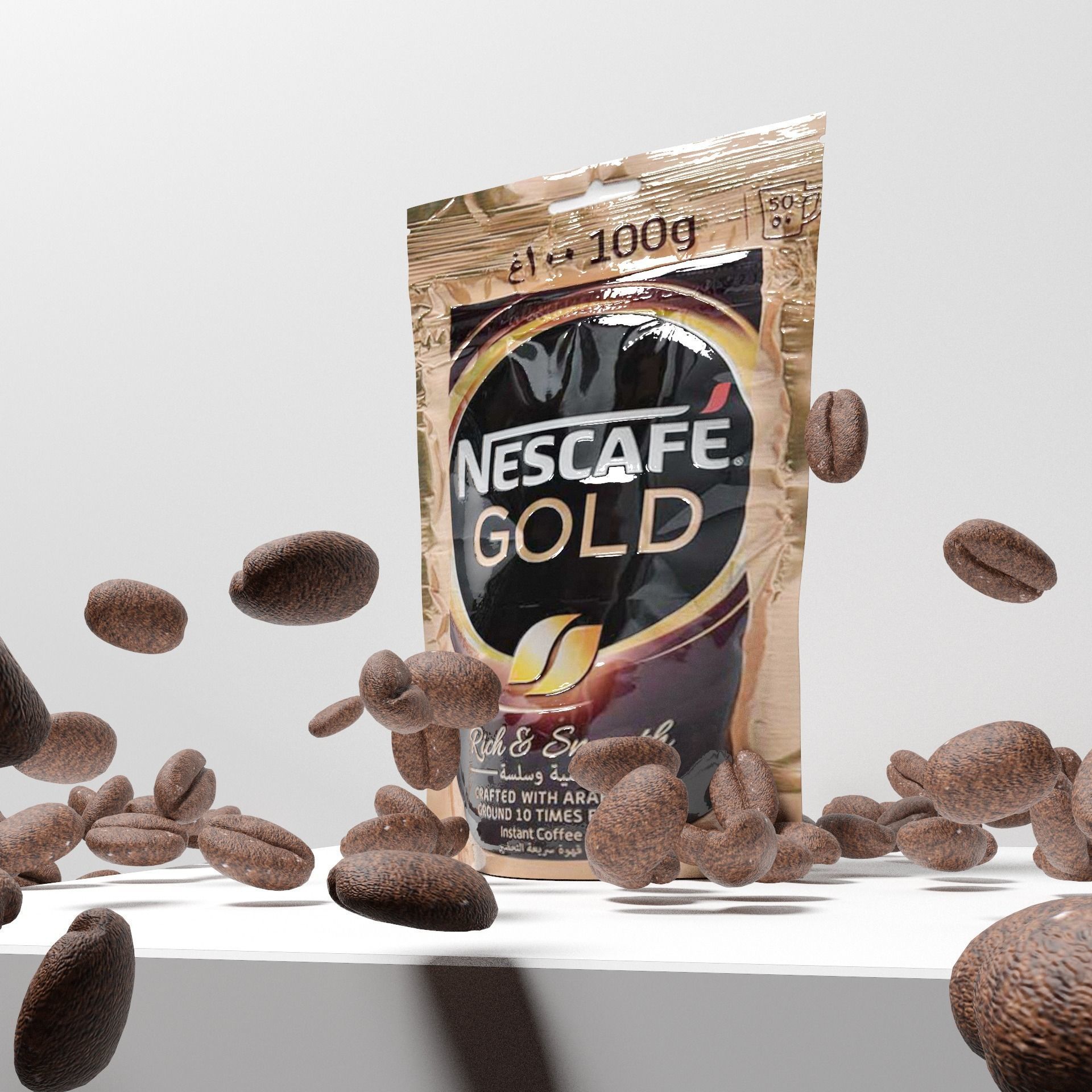 NESCAFE BAG COLLECTION Low-poly 3D model_2