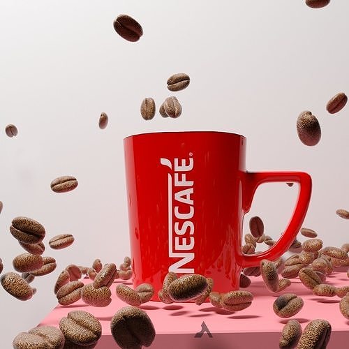 NESCAFE BAG COLLECTION Low-poly 3D model 6