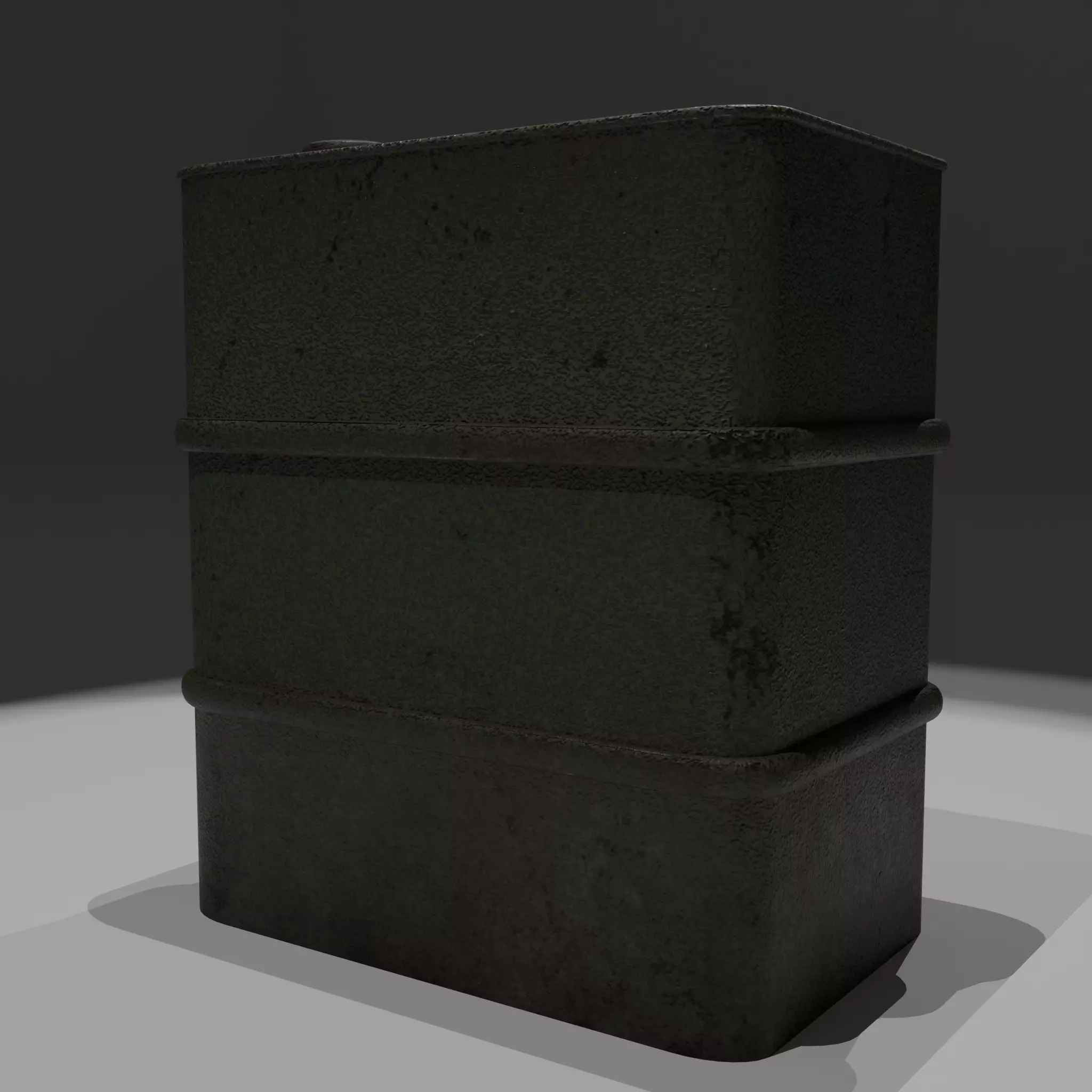 Metal Box Free low-poly 3D model