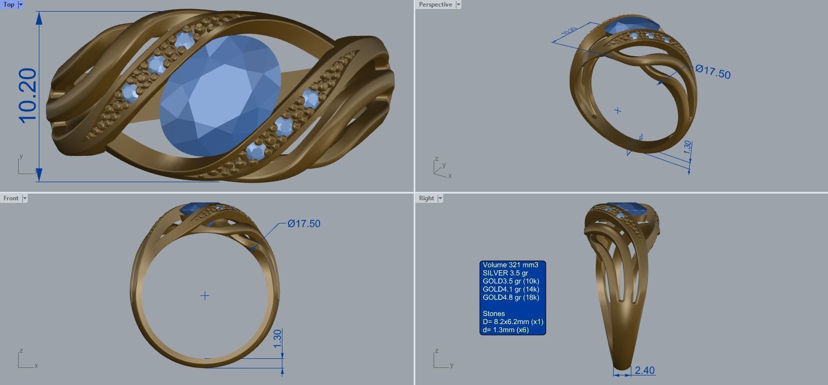 R 065 Ring 3D print model_10