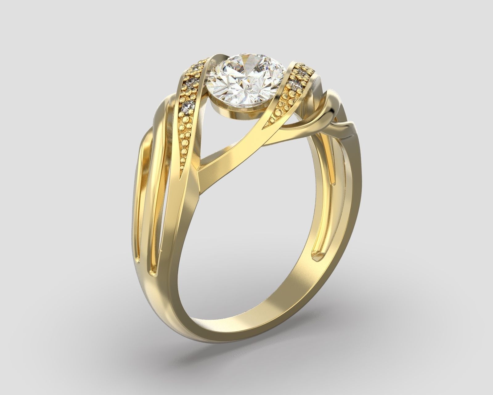 R 065 Ring 3D print model_1