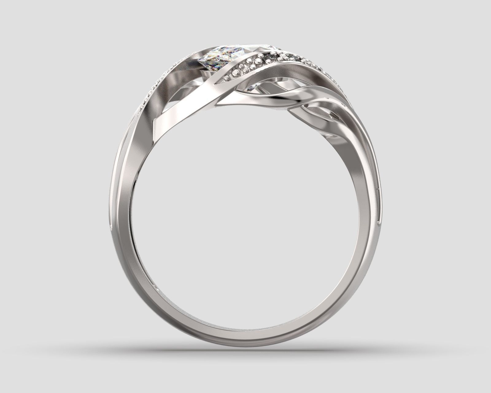 R 065 Ring 3D print model_3