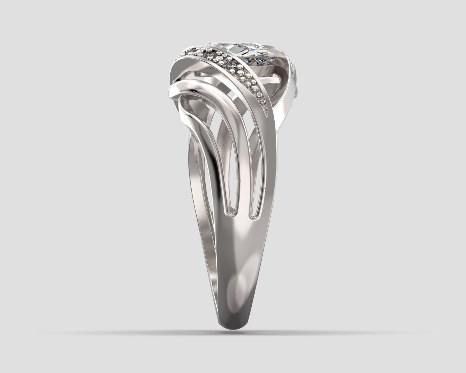 R 065 Ring 3D print model_4