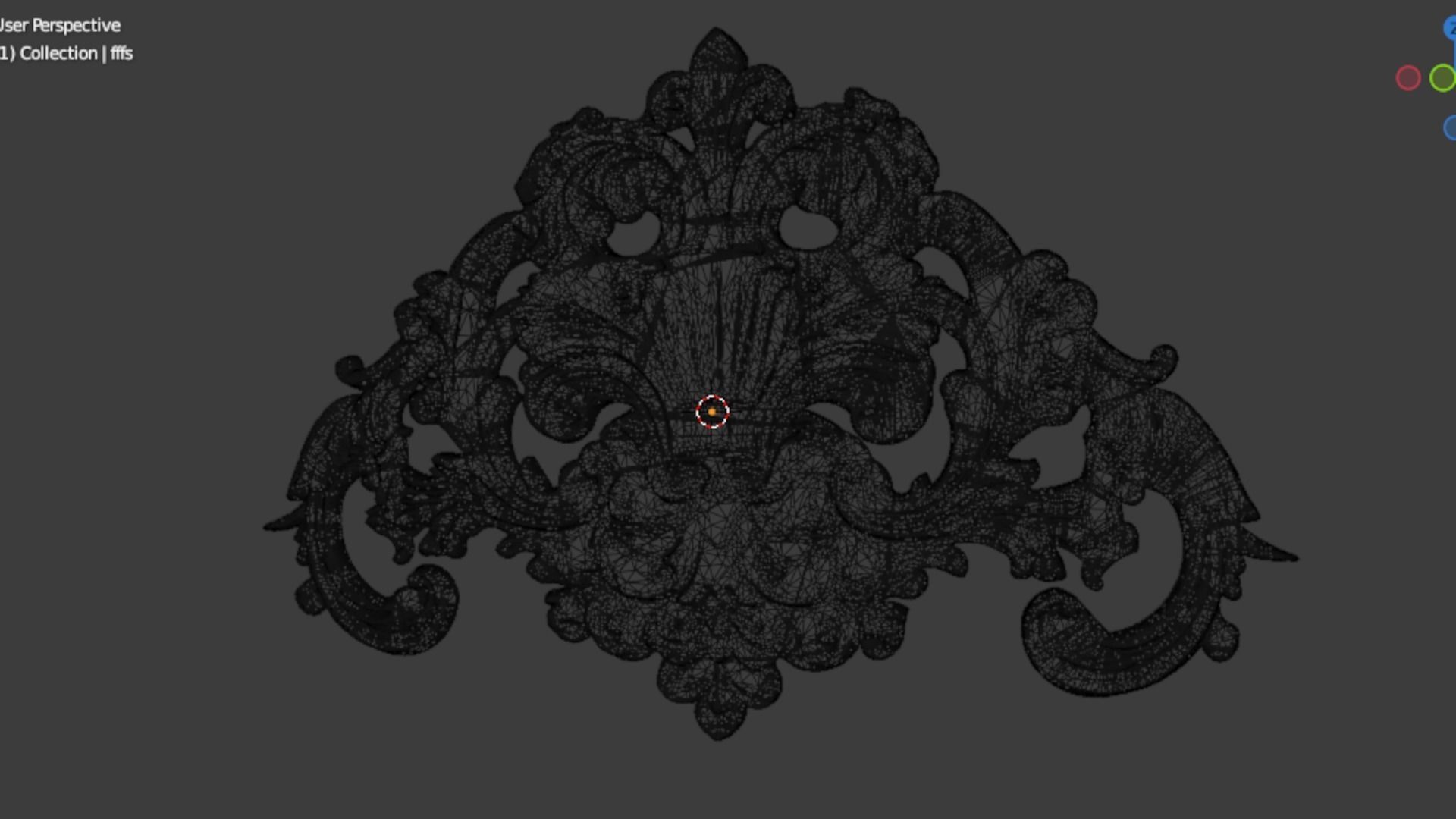 Classic carved decor ornament 475 3D print model_7