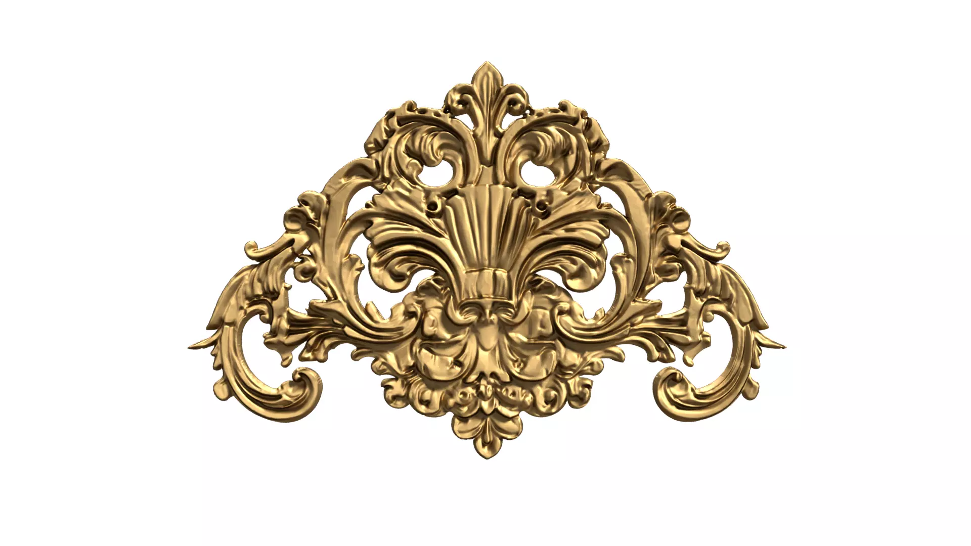 Classic carved decor ornament 475 3D print model_0