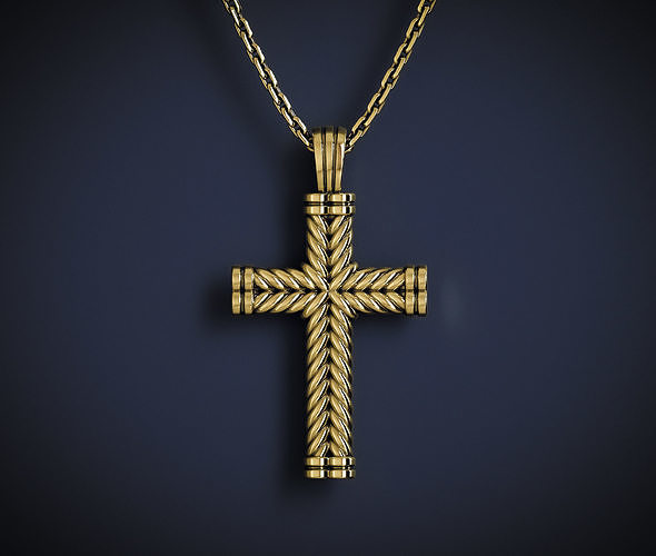 MEN S BRUTAL CROSS 2 Free 3D print model