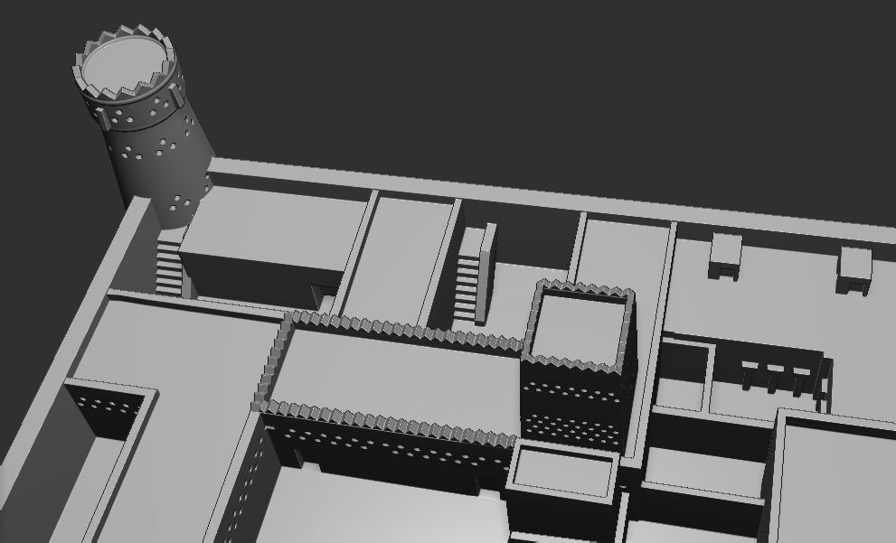 Al Masmak Fort Castle Palace 3D Printable model 3D print model_2