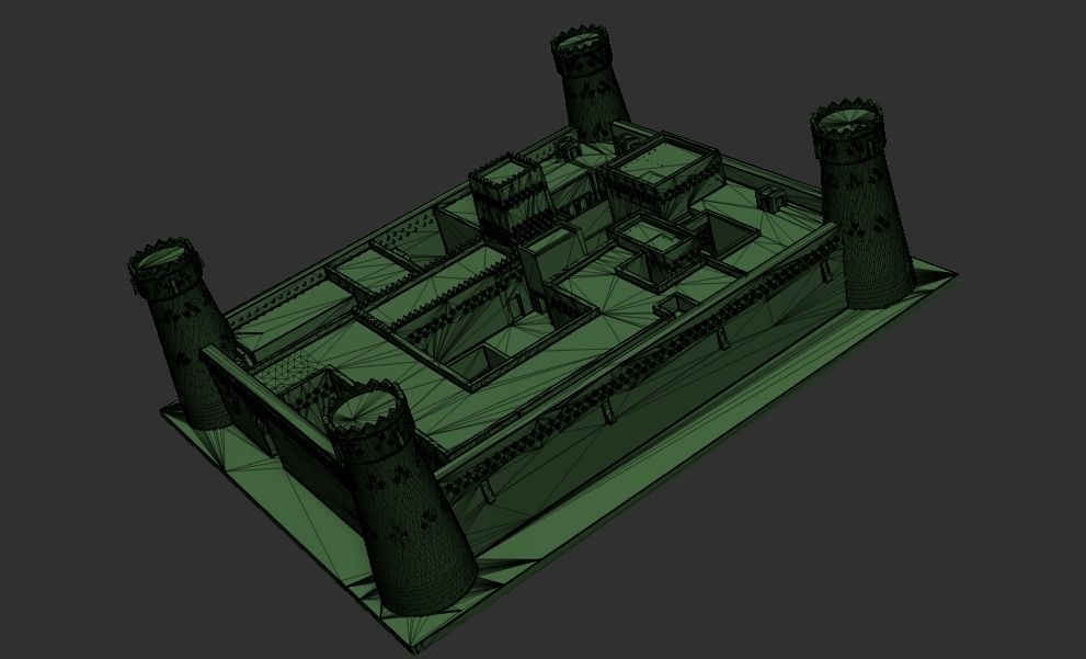 Al Masmak Fort Castle Palace 3D Printable model 3D print model_9