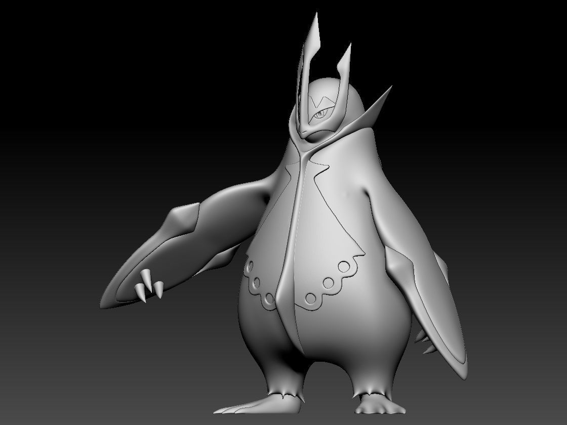 Empoleon 3D print model_4