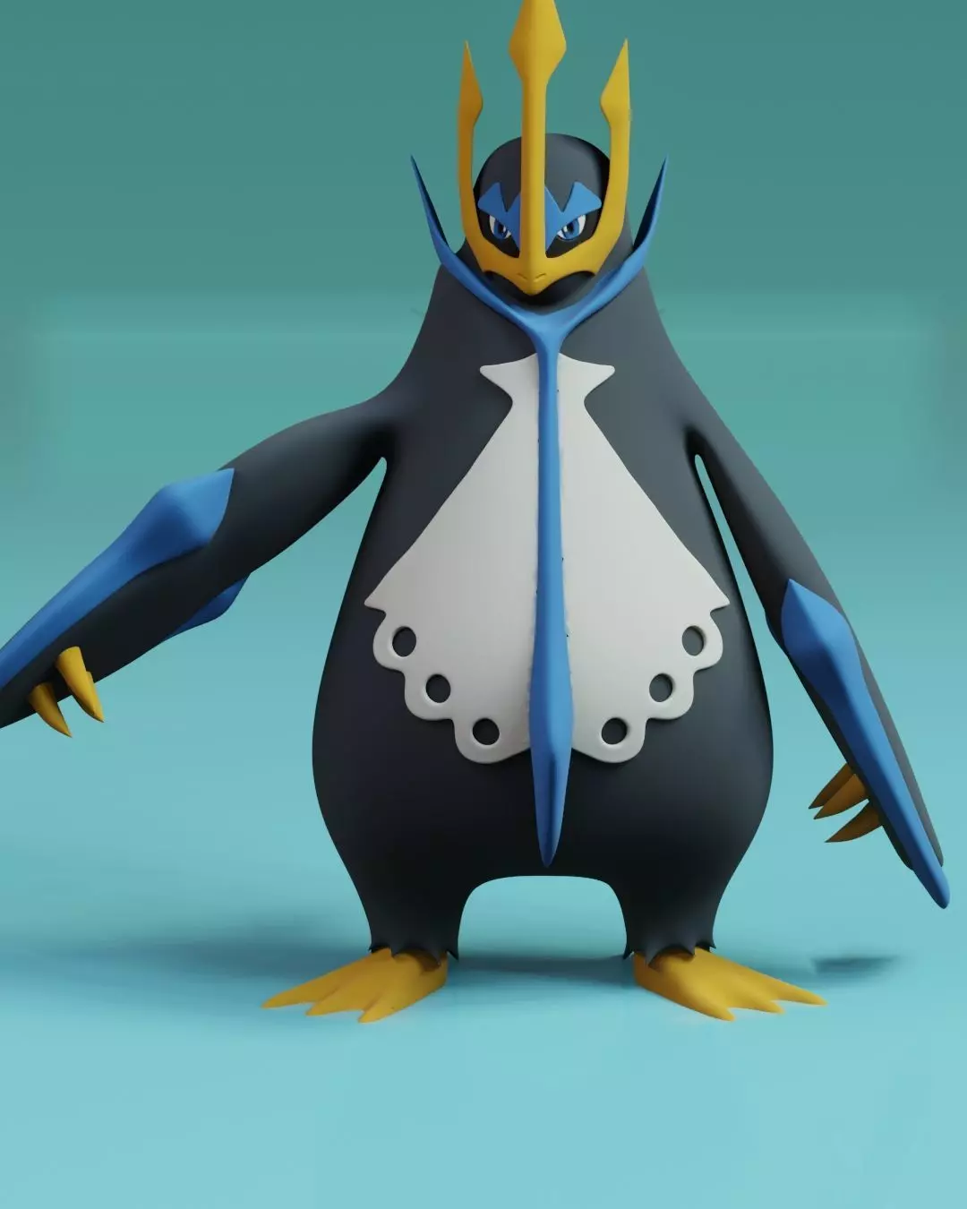 Empoleon 3D print model_0