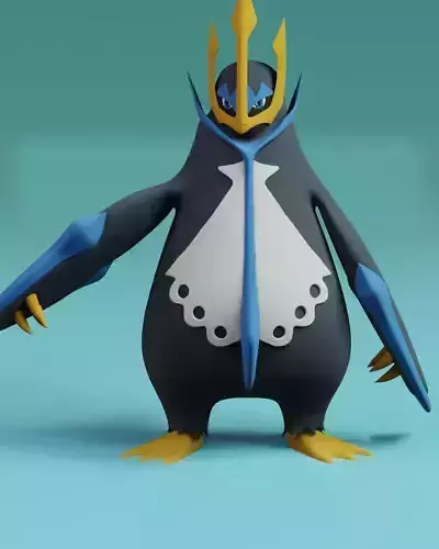 Empoleon 3D print model