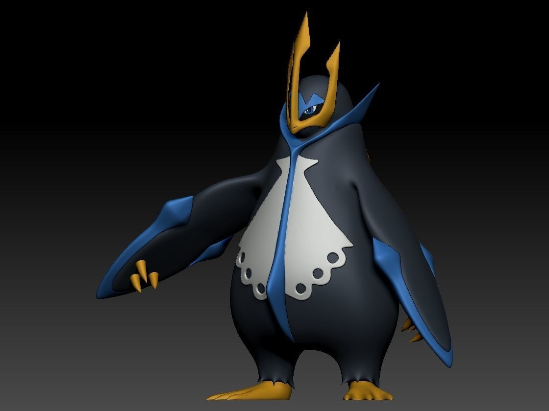 Empoleon 3D print model_3