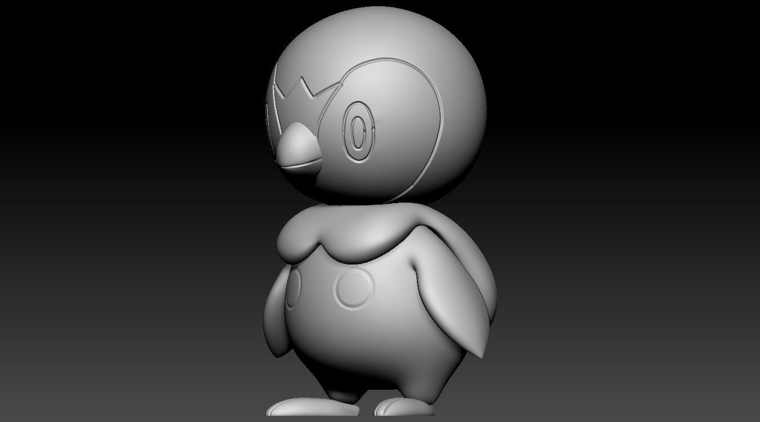 piplup evolution pack 3D print model_16