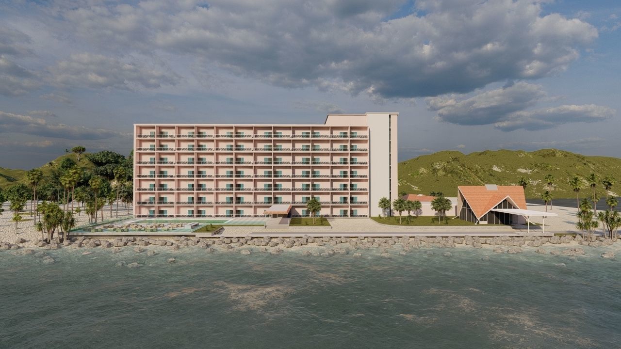 Hotel Beach 3D model_17