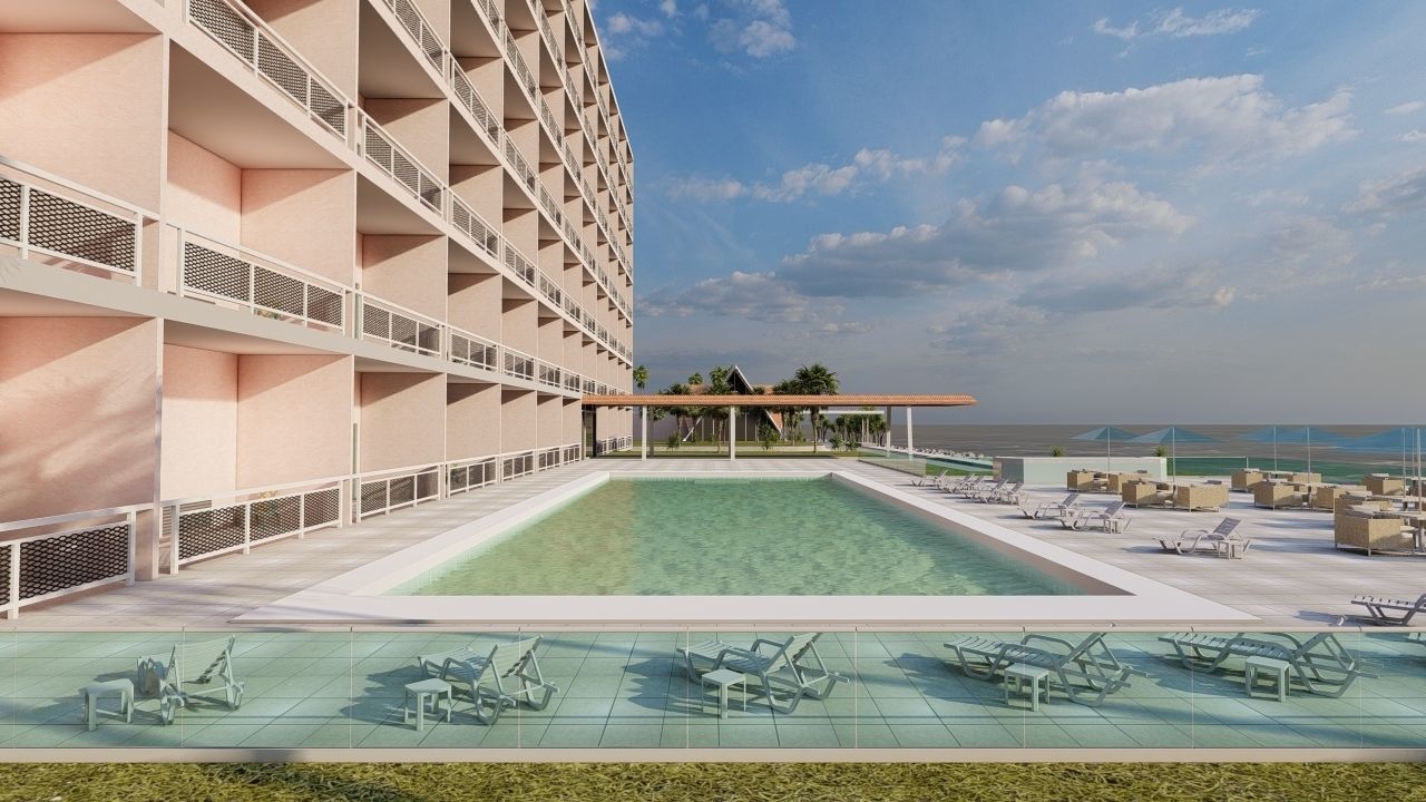 Hotel Beach 3D model_19