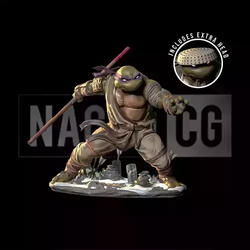 Fan Art - Donnie from TMNT - Last Ronin version Statue 3D print model