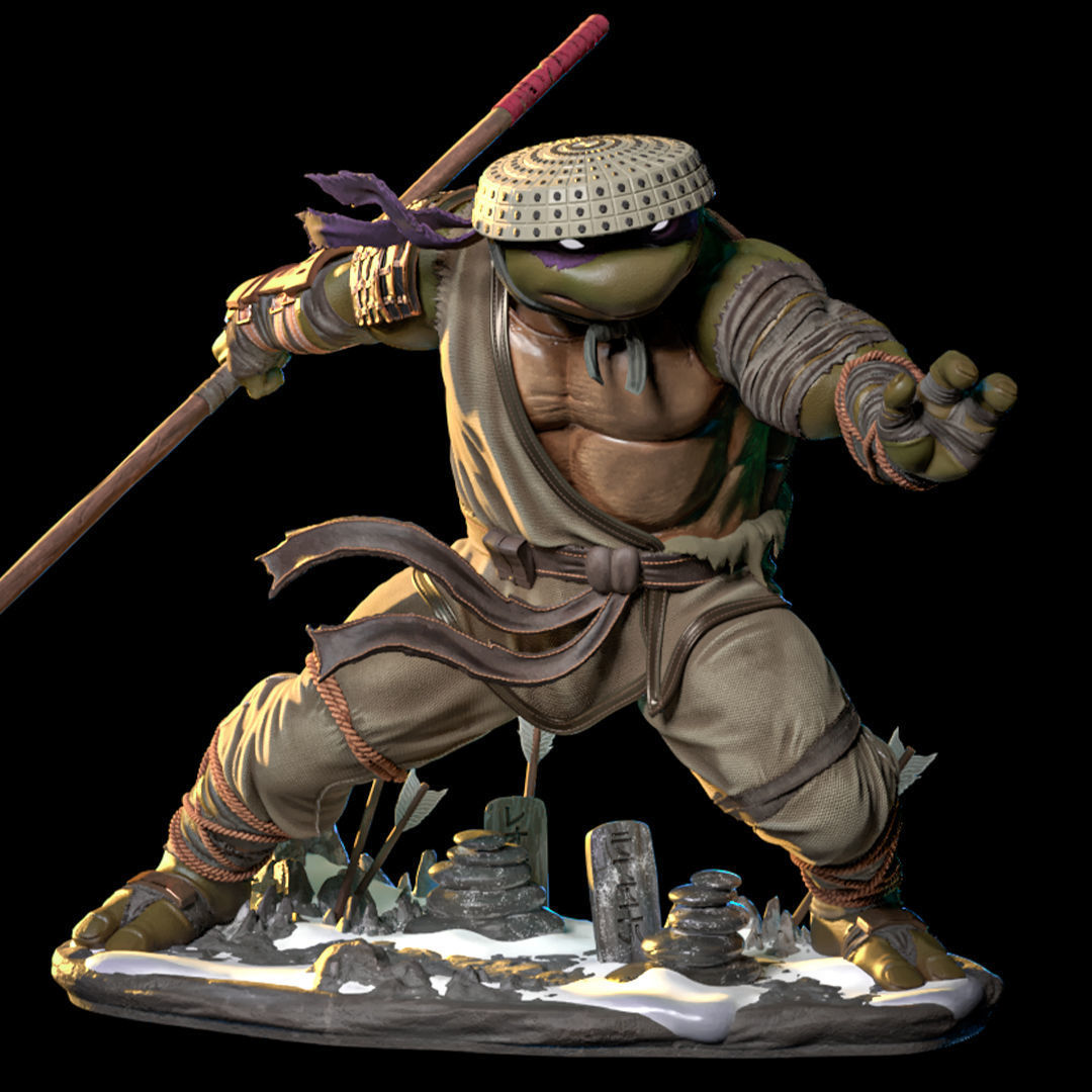 Fan Art - Donnie from TMNT - Last Ronin version Statue 3D print model_2