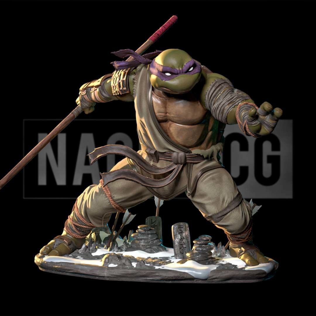Fan Art - Donnie from TMNT - Last Ronin version Statue 3D print model_1