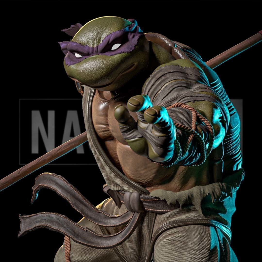 Fan Art - Donnie from TMNT - Last Ronin version Statue 3D print model_6