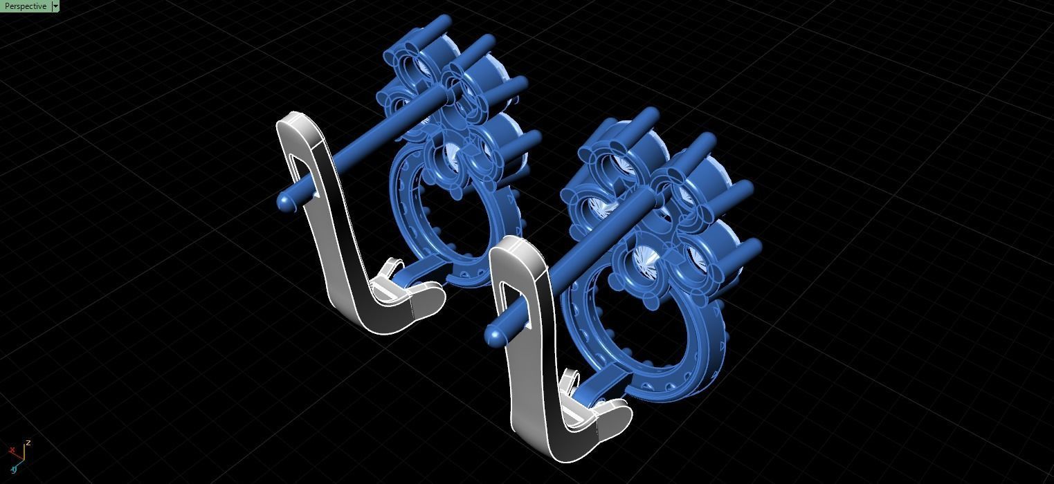 Women Earrings 3D print model_5