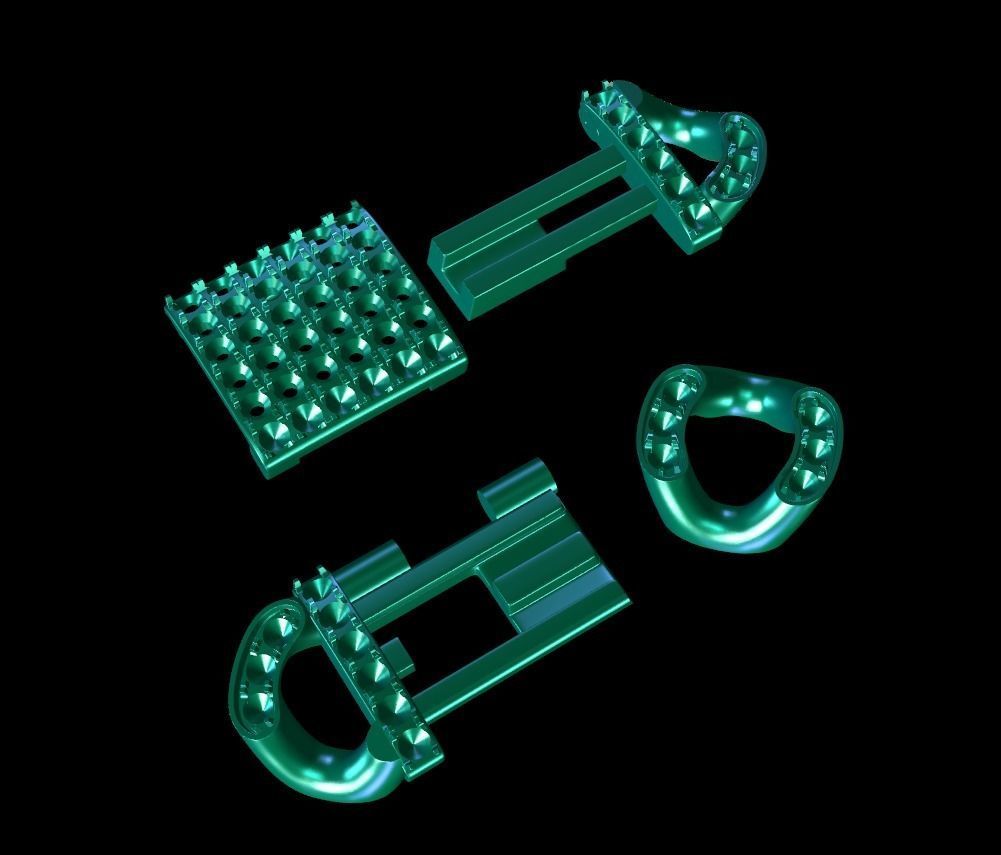 Cuban Chain Bracelet 16 3D print model_5