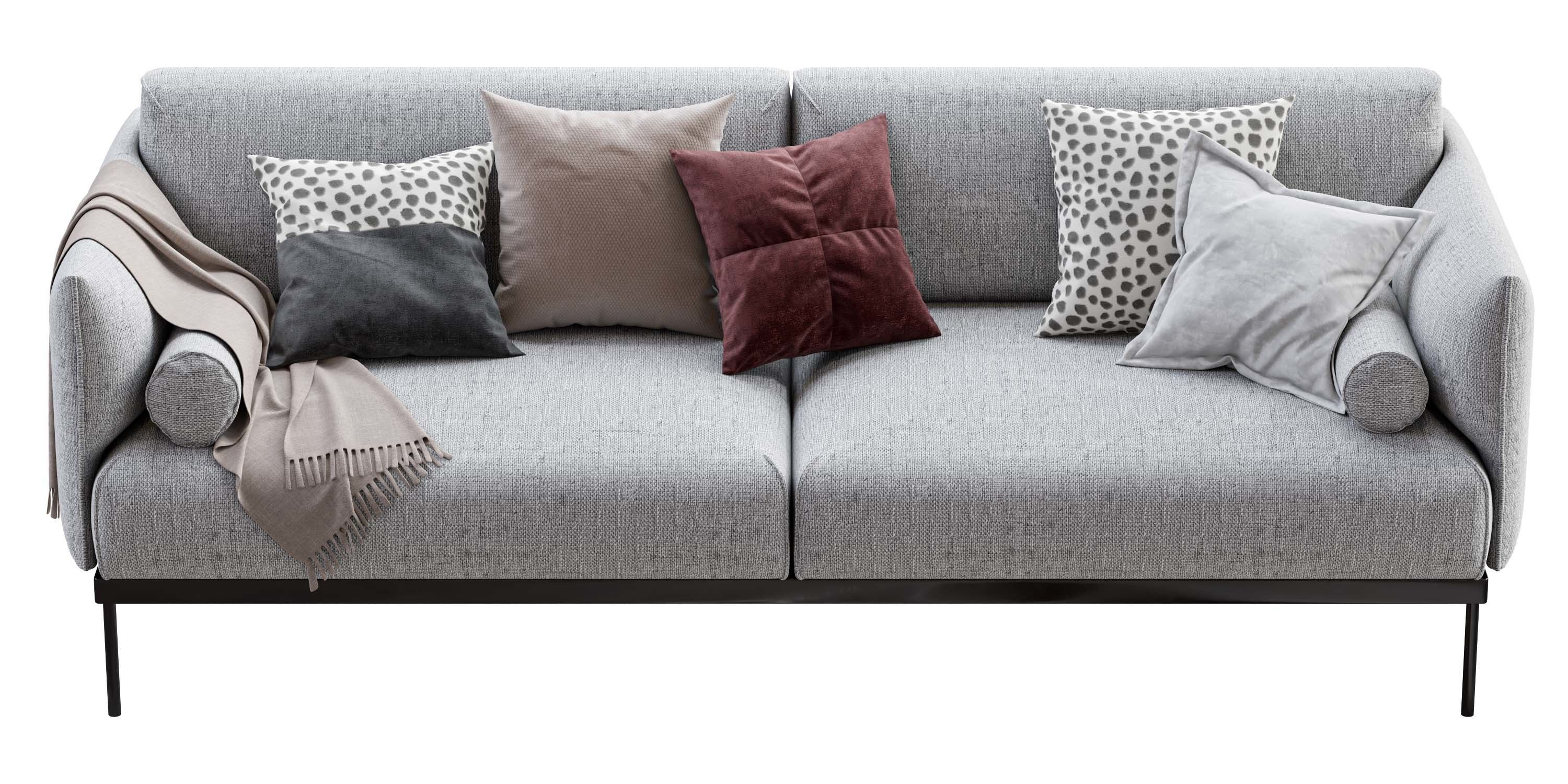 Ikea Applaryd Two Seater Sofa 3D model_7