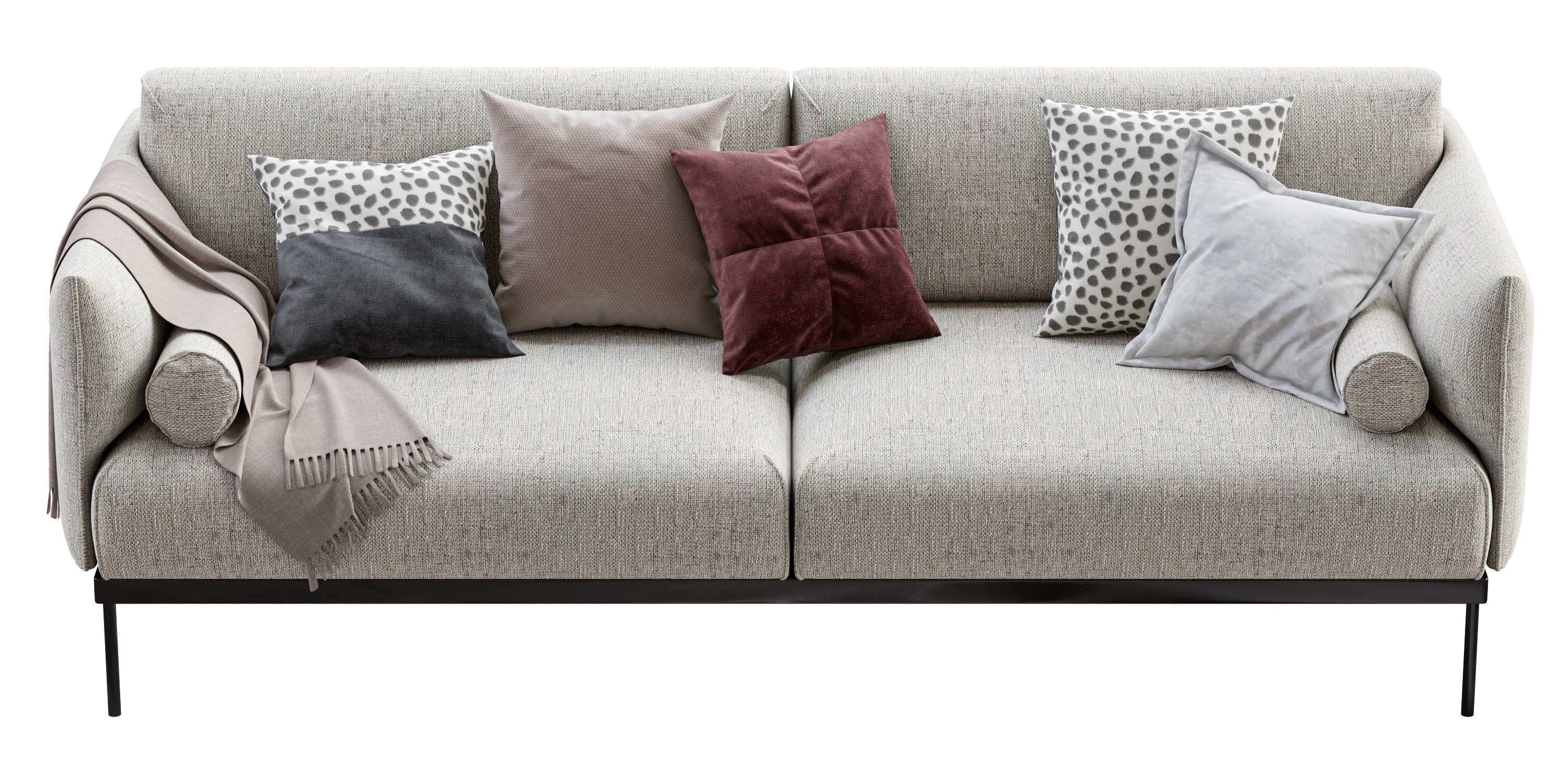 Ikea Applaryd Two Seater Sofa 3D model_8