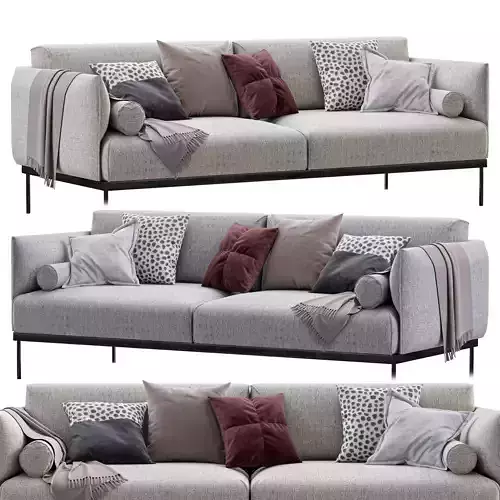 Ikea Applaryd Two Seater Sofa 3D model